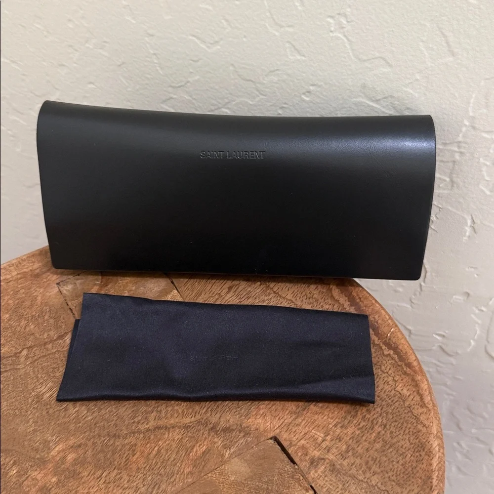 NWT Saint Laurent Black Authentic Sunglasses Case
